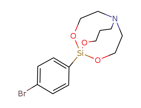 1-(4-bromo-phenyl)-2,9,10-trioxa-6-aza-1-sila-bicyclo[4.3.3]dodecane