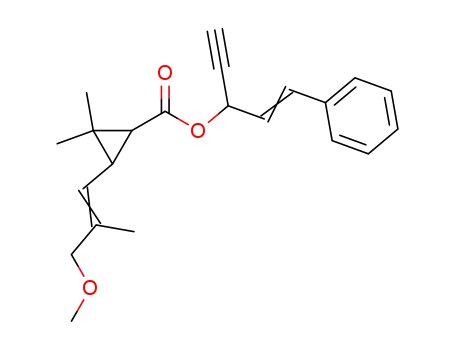3-((Z)-3-Methoxy-2-methyl-propenyl)-2,2-dimethyl-cyclopropanecarboxylic acid (E)-1-ethynyl-3-phenyl-allyl ester