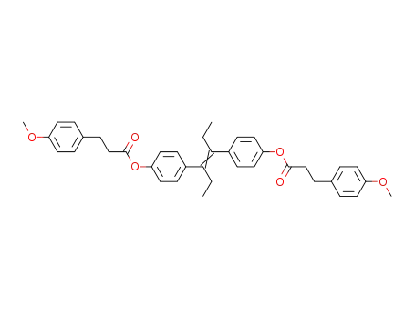 Diaethylstilboestrol-bis-β-(p-methoxyphenyl)-propionat