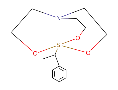 2,8,9-Trioxa-5-aza-1-silabicyclo[3.3.3]undecane, 1-(1-phenylethyl)-