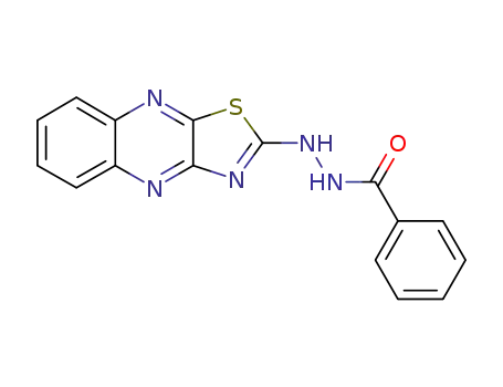 benzoic acid <i>N</i>'-thiazolo[2,3-<i>b</i>]quinoxalin-2-yl-hydrazide
