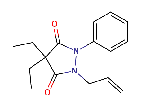 4,4-diethyl-1-allyl-2-phenyl-pyrazolidine-3,5-dione