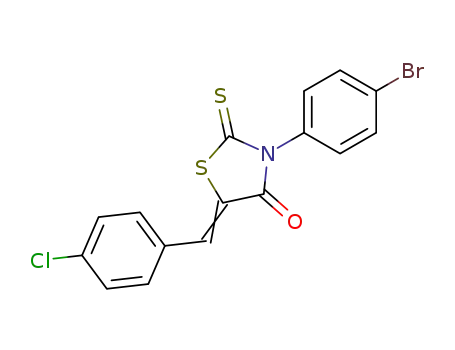 4-Thiazolidinone,
3-(4-bromophenyl)-5-[(4-chlorophenyl)methylene]-2-thioxo-