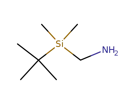 Molecular Structure of 143370-64-3 (Methanamine, 1-[(1,1-dimethylethyl)dimethylsilyl]-)