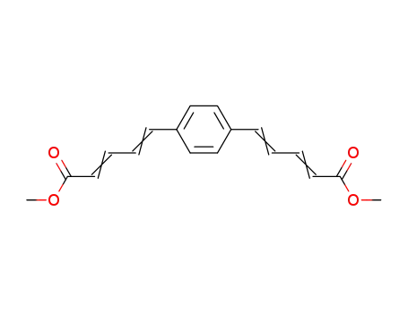 Molecular Structure of 33230-53-4 (4,4'-p-Phenylen-bis-<butadien-(1,3)-carbonsaeure-(1)-methylester>)