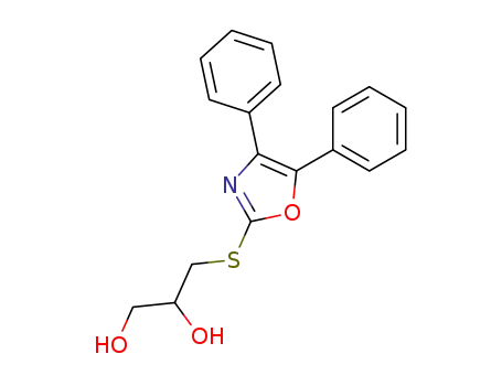 3-(4,5-diphenyl-oxazol-2-ylsulfanyl)-propane-1,2-diol