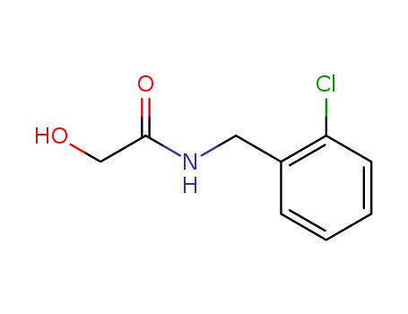 Molecular Structure of 99839-84-6 (<i>N</i>-(2-chloro-benzyl)-glycolamide)