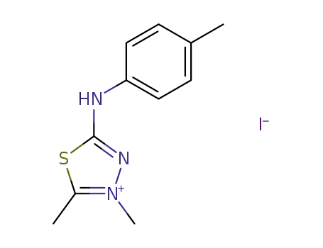 2,3-dimethyl-5-(4-methyl-anilino)-[1,3,4]thiadiazolium; iodide