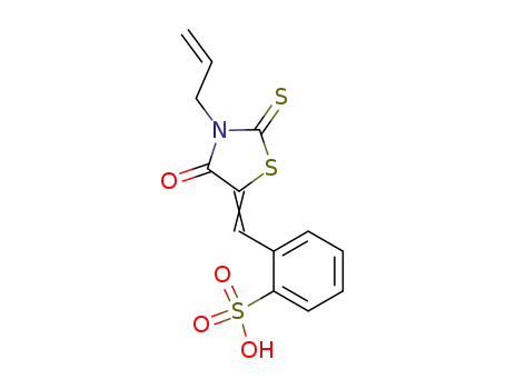 2-(3-allyl-4-oxo-2-thioxo-thiazolidin-5-ylidenemethyl)-benzenesulfonic acid
