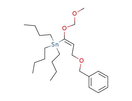 Stannane, tributyl[1-(methoxymethoxy)-3-(phenylmethoxy)-1-propenyl]-,
(Z)-