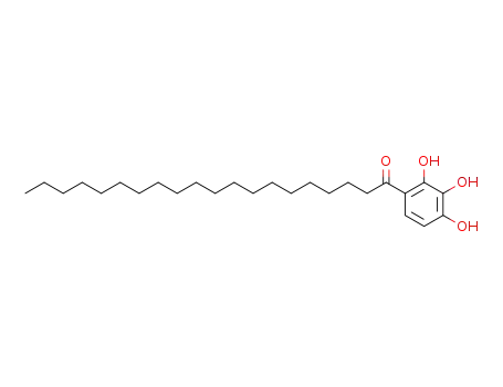 Molecular Structure of 96070-21-2 (1-(2,3,4-trihydroxy-phenyl)-eicosan-1-one)