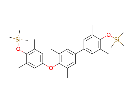 3.3'.5.5'-Tetramethyl-4-trimethylsilyloxy-4'-<3.5-dimethyl-4-trimethylsilyloxy-phenoxy>-biphenyl