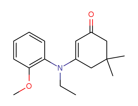 3-[Ethyl-(2-methoxy-phenyl)-amino]-5,5-dimethyl-cyclohex-2-enone