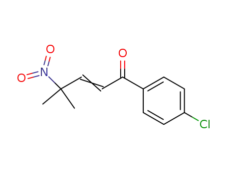 Molecular Structure of 725-37-1 (2-Penten-1-one, 1-(4-chlorophenyl)-4-methyl-4-nitro-)