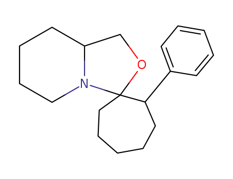 Spiro[cycloheptane-1,3'-[3H]oxazolo[3,4-a]pyridine],
hexahydro-2-phenyl-