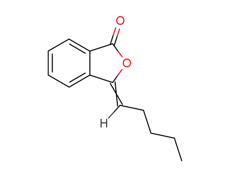 Molecular Structure of 90965-68-7 (1(3H)-Isobenzofuranone, 3-pentylidene-)