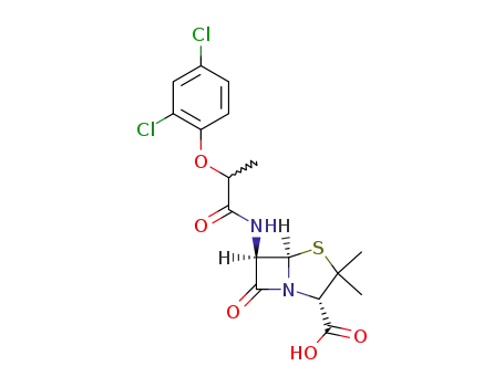 6β-[(Ξ)-2-(2,4-dichloro-phenoxy)-propionylamino]-penicillanic acid