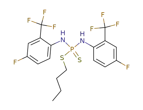 C<sub>18</sub>H<sub>17</sub>F<sub>8</sub>N<sub>2</sub>PS<sub>2</sub>