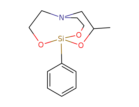 3-methyl-1-phenyl-2,8,9-trioxa-5-aza-1-sila-bicyclo[3.3.3]undecane