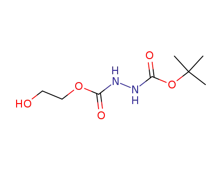 Molecular Structure of 65578-59-8 (1,2-Hydrazinedicarboxylic acid, 1,1-dimethylethyl 2-hydroxyethyl ester)