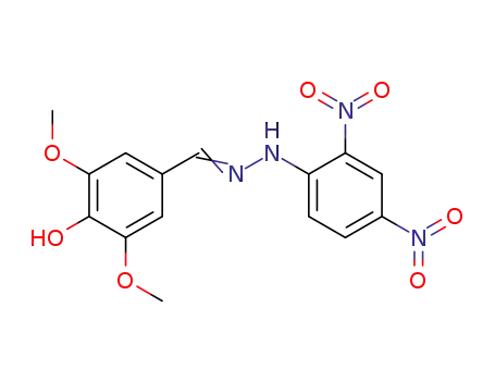 Molecular Structure of 1245-67-6 (syringaldehyde (2,4-dinitrophenyl)hydrazone)