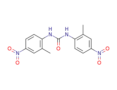 Molecular Structure of 111239-59-9 (<i>N</i>,<i>N</i>'-bis-(2-methyl-4-nitro-phenyl)-urea)