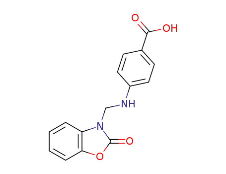 4-[(2-oxo-benzooxazol-3-ylmethyl)-amino]-benzoic acid
