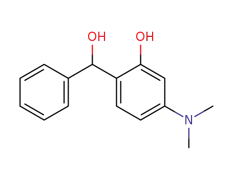 Molecular Structure of 54764-95-3 (4-Dimethylamino-2-hydroxy-benzhydrol)