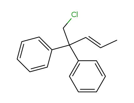 (E)-5-chloro-4,4-diphenyl-2-pentene