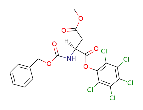 (S)-2-Benzyloxycarbonylamino-succinic acid 4-methyl ester 1-pentachlorophenyl ester