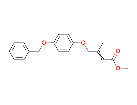 (E)-4-(4-Benzyloxy-phenoxy)-3-methyl-but-2-enoic acid methyl ester