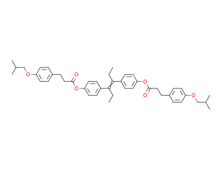 Diaethylstilboestrol-bis-β-(p-isobutoxyphenyl)-propionat
