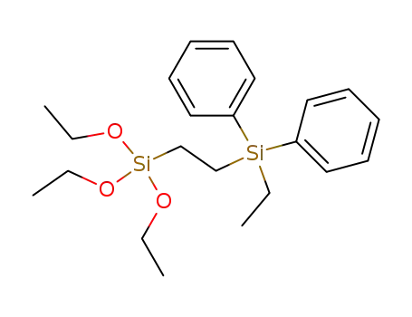 Molecular Structure of 61210-72-8 (Silane, ethyldiphenyl[2-(triethoxysilyl)ethyl]-)