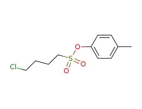 Molecular Structure of 59427-01-9 (1-Butanesulfonic acid, 4-chloro-, 4-methylphenyl ester)
