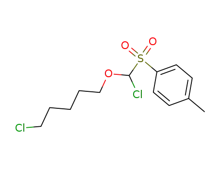α-(5-Chlorpentoxy)-α-chlormethyl-p-tolylsulfon