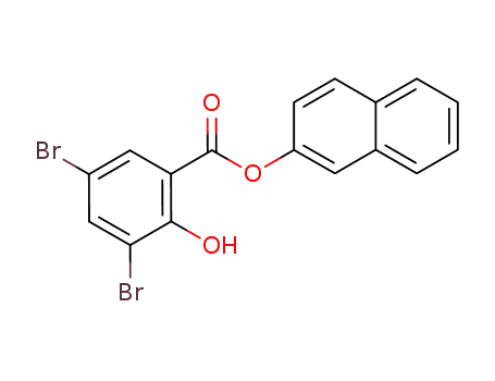 3,5-dibromo-2-hydroxy-benzoic acid-[2]naphthyl ester