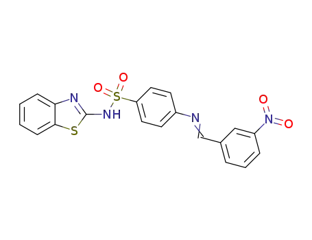 <i>N</i>-benzothiazol-2-yl-4-(3-nitro-benzylideneamino)-benzenesulfonamide