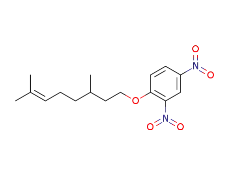 2,4-Dinitro-1-(3,7-dimethyl-6-octenyloxy)-benzol