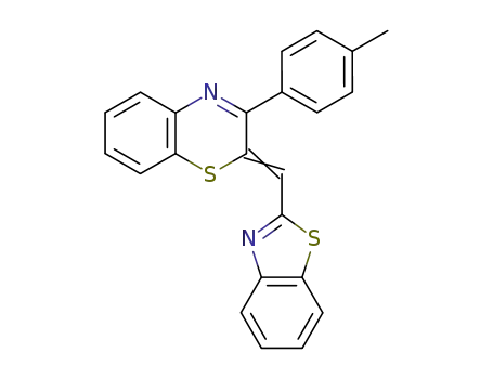 2-benzothiazol-2-ylmethylene-3-<i>p</i>-tolyl-2<i>H</i>-benzo[1,4]thiazine