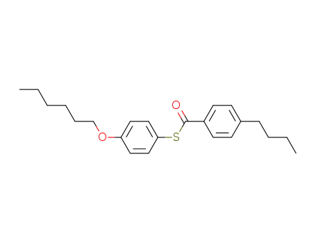 Benzenecarbothioic acid, 4-butyl-, S-[4-(hexyloxy)phenyl] ester