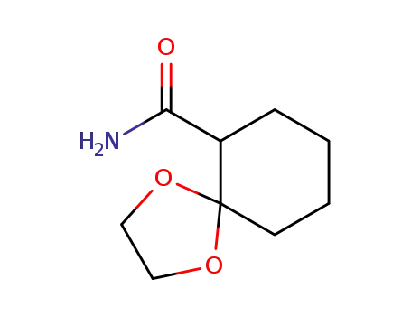 Molecular Structure of 57090-92-3 (1,4-dioxa-spiro[4.5]decane-6-carboxylic acid amide)