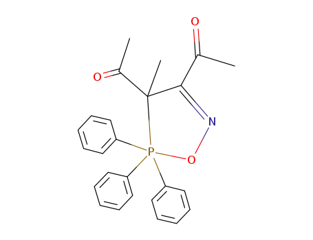 3,4-diacetyl-4-methyl-5,5,5-triphenyl-4,5-dihydro-5λ<sup>5</sup>-[1,2,5]oxazaphosphole
