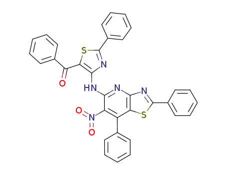 [4-(6-nitro-2,7-diphenyl-thiazolo[4,5-<i>b</i>]pyridin-5-ylamino)-2-phenyl-thiazol-5-yl]-phenyl-methanone