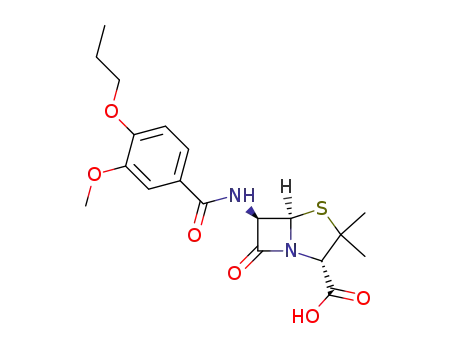 6β-(3-methoxy-4-propoxy-benzoylamino)-penicillanic acid