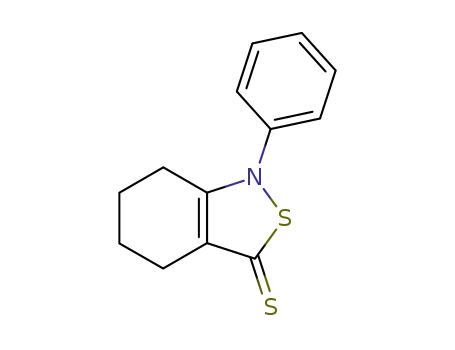 1-phenyl-4,5,6,7-tetrahydro-1<i>H</i>-benzo[<i>c</i>]isothiazole-3-thione