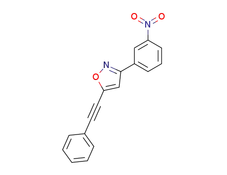 3-(3-nitro-phenyl)-5-phenylethynyl-isoxazole