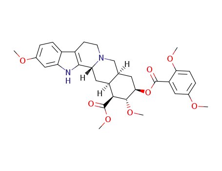 <i>ent</i>-18α-(2,5-dimethoxy-benzoyloxy)-11,17β-dimethoxy-15β-yohimban-16α-carboxylic acid methyl ester