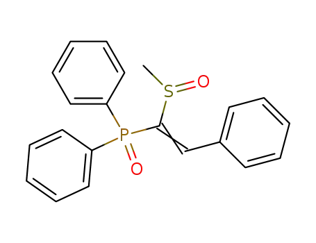 Phosphine oxide, [1-(methylsulfinyl)-2-phenylethenyl]diphenyl-