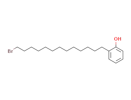 Molecular Structure of 62587-20-6 (Phenol, 2-(13-bromotridecyl)-)