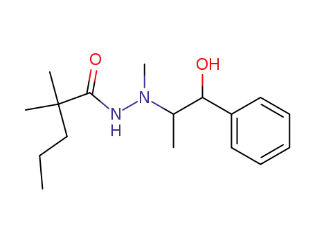 2,2-dimethyl-pentanoic acid <i>N</i>'-(2-hydroxy-1-methyl-2-phenyl-ethyl)-<i>N</i>'-methyl-hydrazide